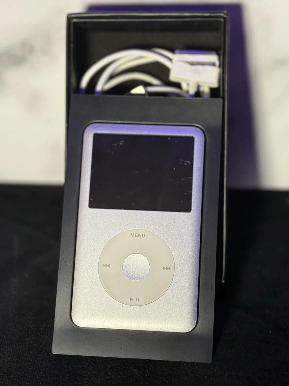 Apple iPod Classic Silver with White Click Wheel